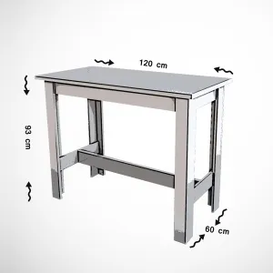 Jedálenský stôl Barra - Walnut
