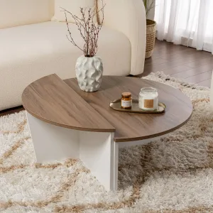 Konferenčný stolík Orion Walnut White
