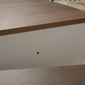 Konferenčný stolík Orion Walnut White