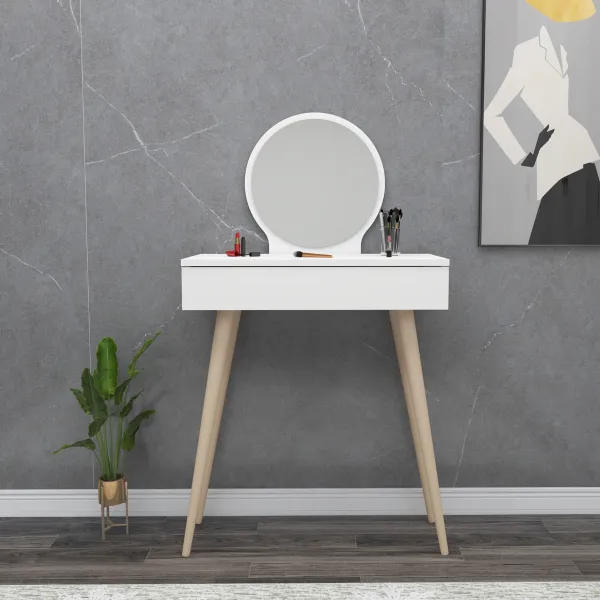 Kozmetický stolík Siena White