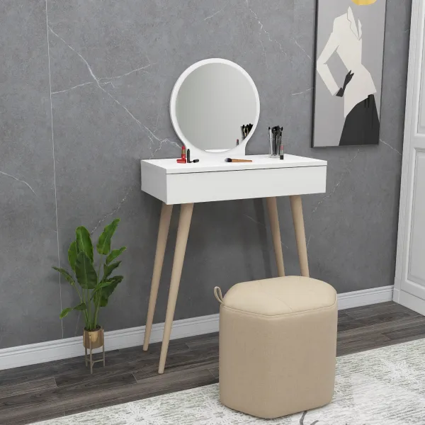 Kozmetický stolík Siena White