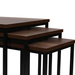 Sada odkladacích stolíkov (3 kusy) Ce Metal Zigon - 9401