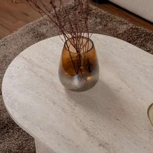 Konferenčný stolík Sable - Travertine