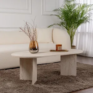 Konferenčný stolík Sable - Travertine