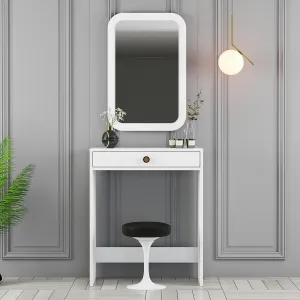 Toaletný stolík Lizbon Mirror - White