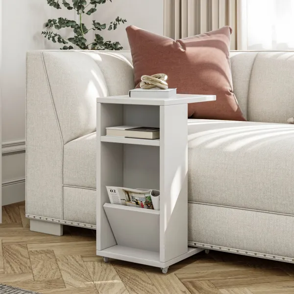 Príručný stolík / Odkladací stolík Filinta - White