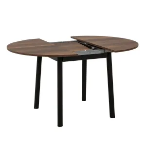 Jedálenský stôl Oliver Walnut Black