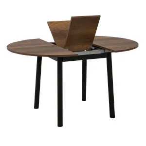 Jedálenský stôl Oliver Walnut Black