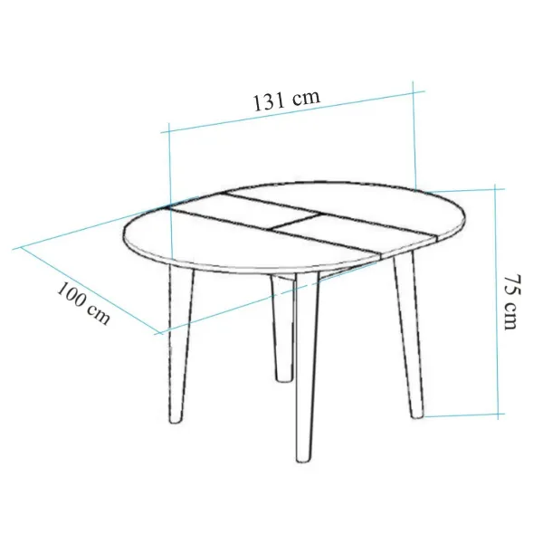 Jedálenský stôl Oliver Walnut Black