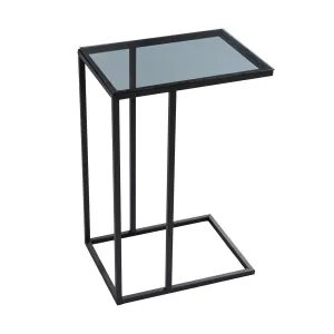 Príručný stolík / Odkladací stolík Alaska C - Smoked Glass