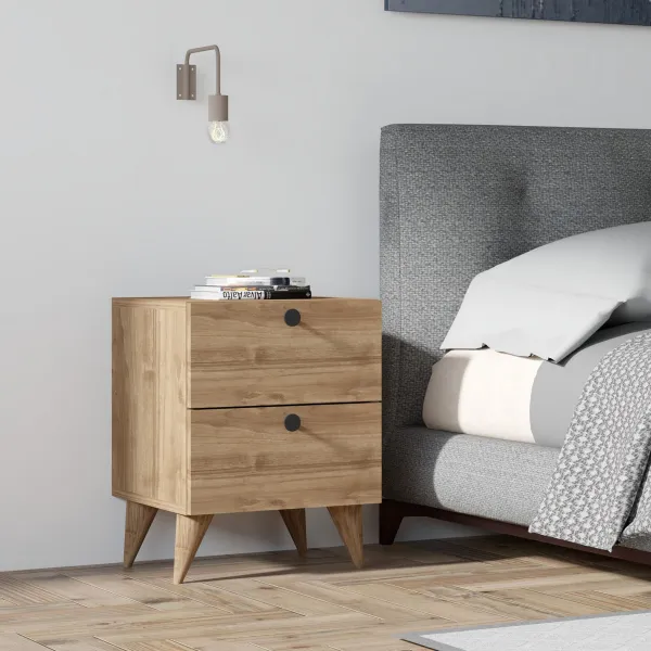 Nočný stolík Kada - Walnut v2