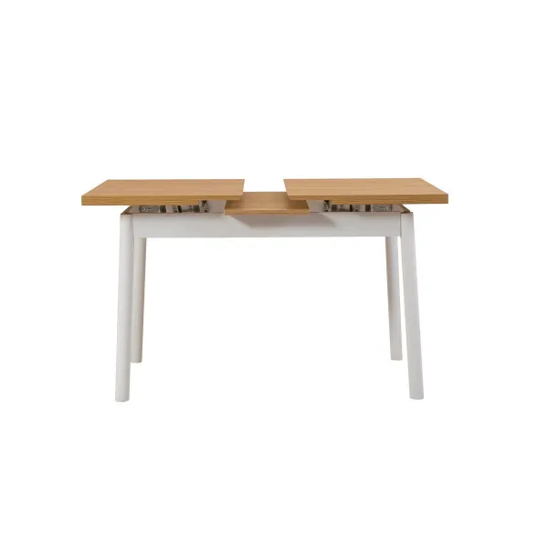 Extendable Dining Table Oliver Open - Karina White