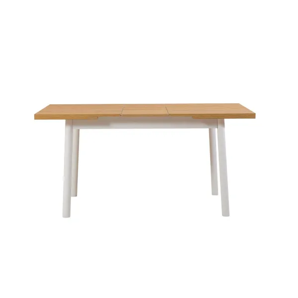 Extendable Dining Table Oliver Open - Karina White