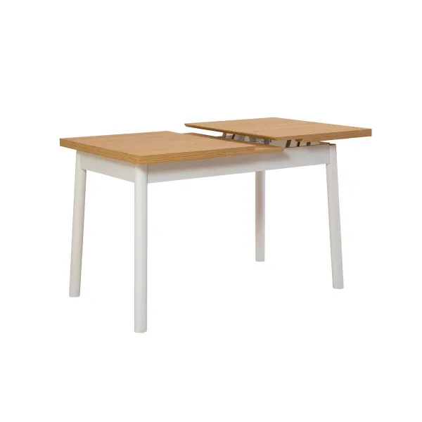 Extendable Dining Table Oliver Open - Karina White