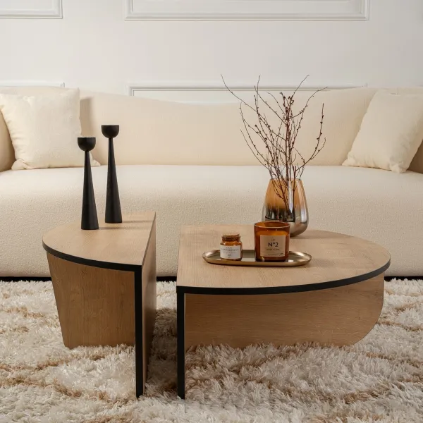 Konferenčný stolík Orion Honey Oak Black