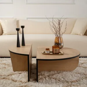 Konferenčný stolík Orion Honey Oak Black