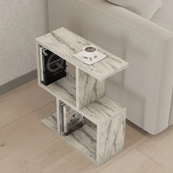 Odkladací stolík Zet Freesia Marble