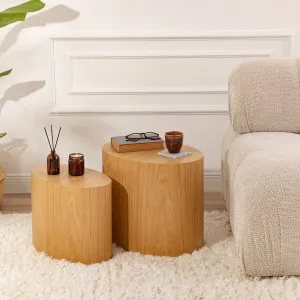 Súprava príručných stolíkov Elipse Set - Oak