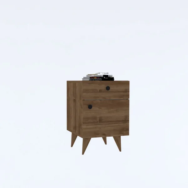 Nočný stolík Pila - Walnut
