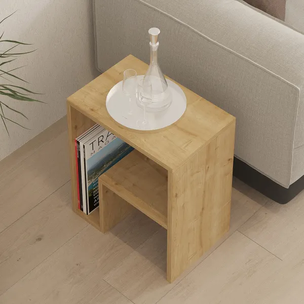 Príručný stolík / Odkladací stolík Yepa - Sapphire Oak