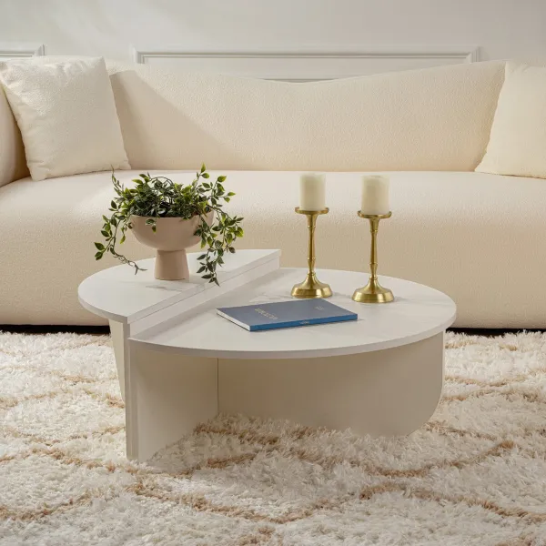 Konferenčný stolík Orion Wood White