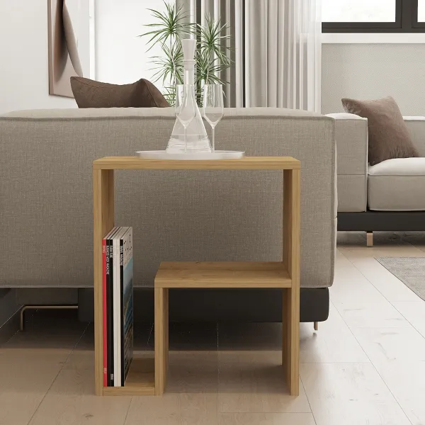 Príručný stolík / Odkladací stolík Yepa - Sapphire Oak