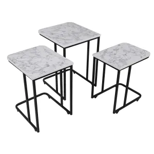 Sada odkladacích stolíkov (3 kusy) Ce Metal Zigon - 9404
