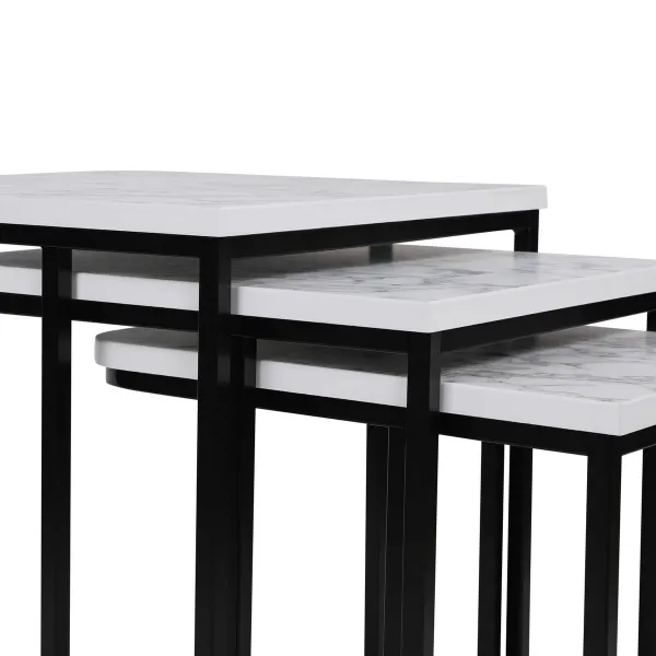 Sada odkladacích stolíkov (3 kusy) Ce Metal Zigon - 9404