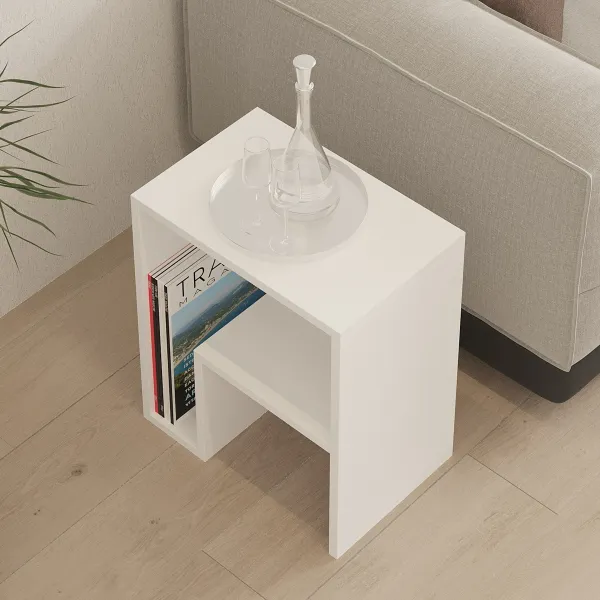 Príručný stolík / Odkladací stolík Yepa - White