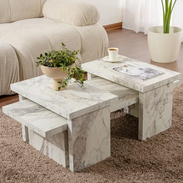 Konferenčný stolík Sanctuary - Fressia Marble