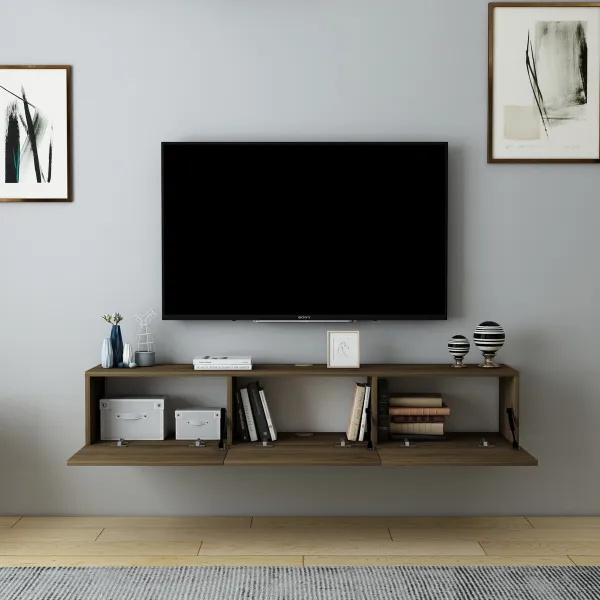 TV stolík Denby - Walnut