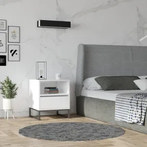 Nočný stolík Lindau White