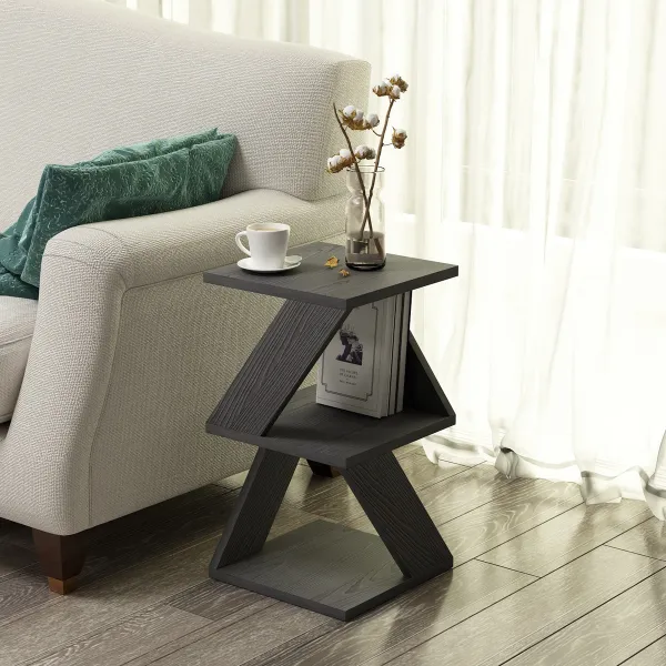 Príručný stolík / Odkladací stolík Albeni - Wood Black