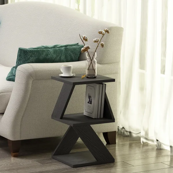 Príručný stolík / Odkladací stolík Albeni - Wood Black