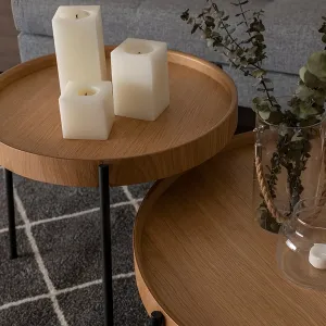 Sada odkladacích stolíkov (2 kusy) Ronda - Natural