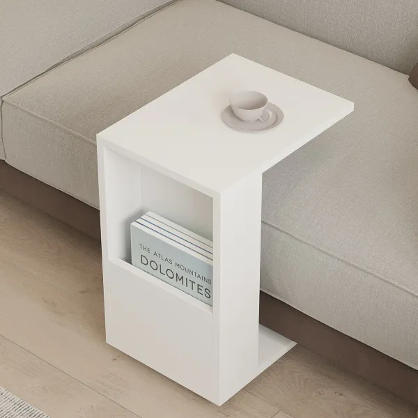Príručný stolík / Odkladací stolík Star - White