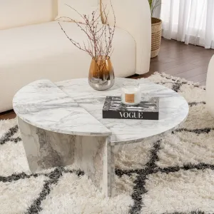 Konferenčný stolík Orion - Freesia Marble