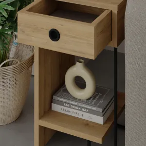 Nočný stolík Sirius Left - Oak v2