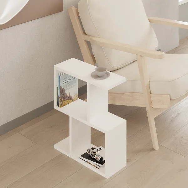 Príručný stolík / Odkladací stolík Zet - White