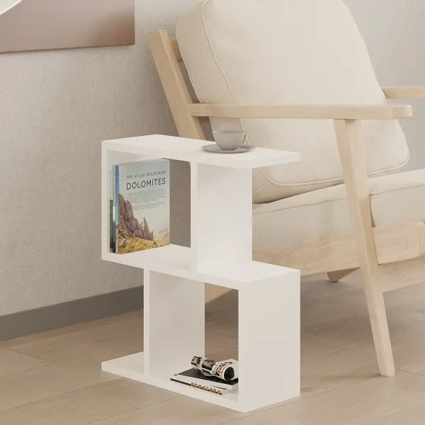 Príručný stolík / Odkladací stolík Zet - White
