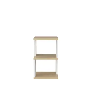 Nočný stolík Carter - Oak, White