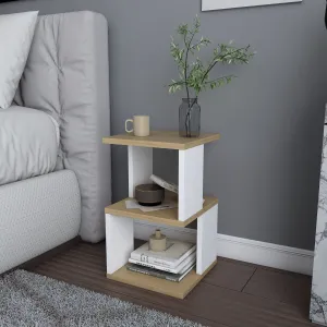 Nočný stolík Carter - Oak, White