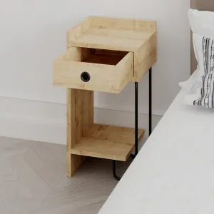 Nočný stolík Sirius Left - Oak v2