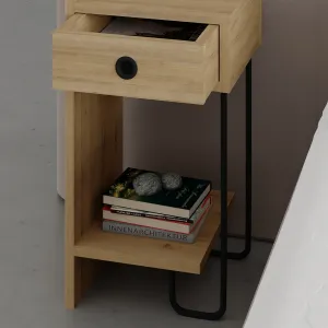 Nočný stolík Sirius Left - Oak v2