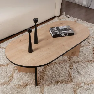 Konferenčný stolík Sable - Sapphire Oak, Black