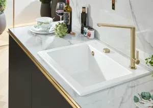 VILLEROY & BOCH VILLEROY & BOCH - Keramický drez Villeroy & Boch Subway 60 S, 330901KG, Snow White 330901KG