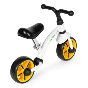 Detské odrážadlo EVA ECOTOYS biele/žlté