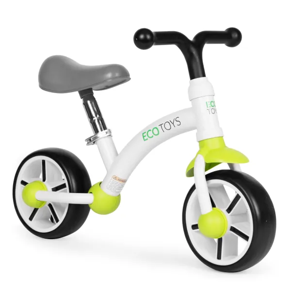 Detské odrážadlo EVA ECOTOYS zelené/biele
