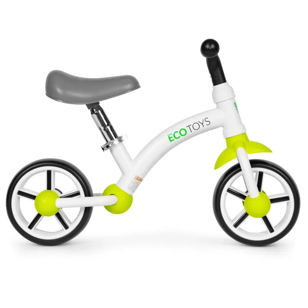 Detské odrážadlo EVA ECOTOYS zelené/biele