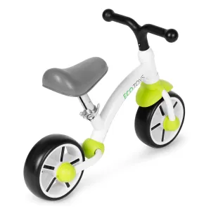 Detské odrážadlo EVA ECOTOYS zelené/biele